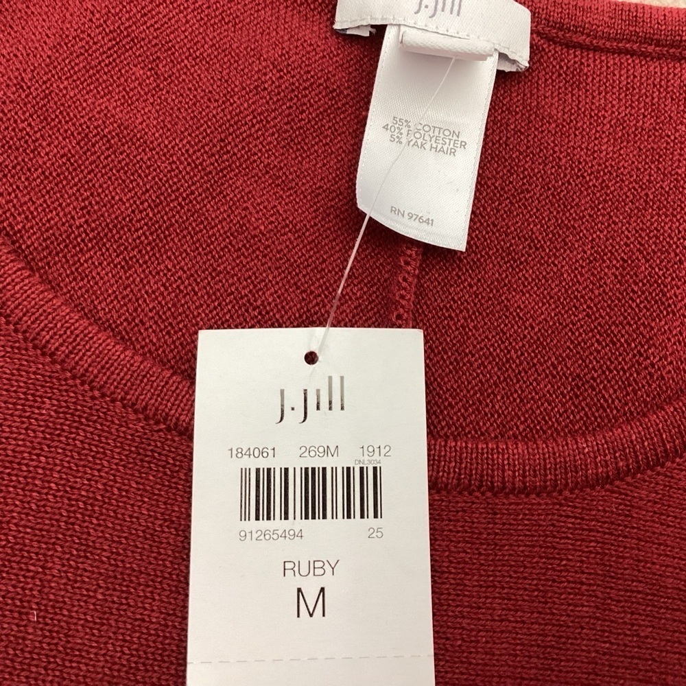 J. Jill Tiered Yak Hair Sweater Dress Size Medium NWT - Picture 7 of 8